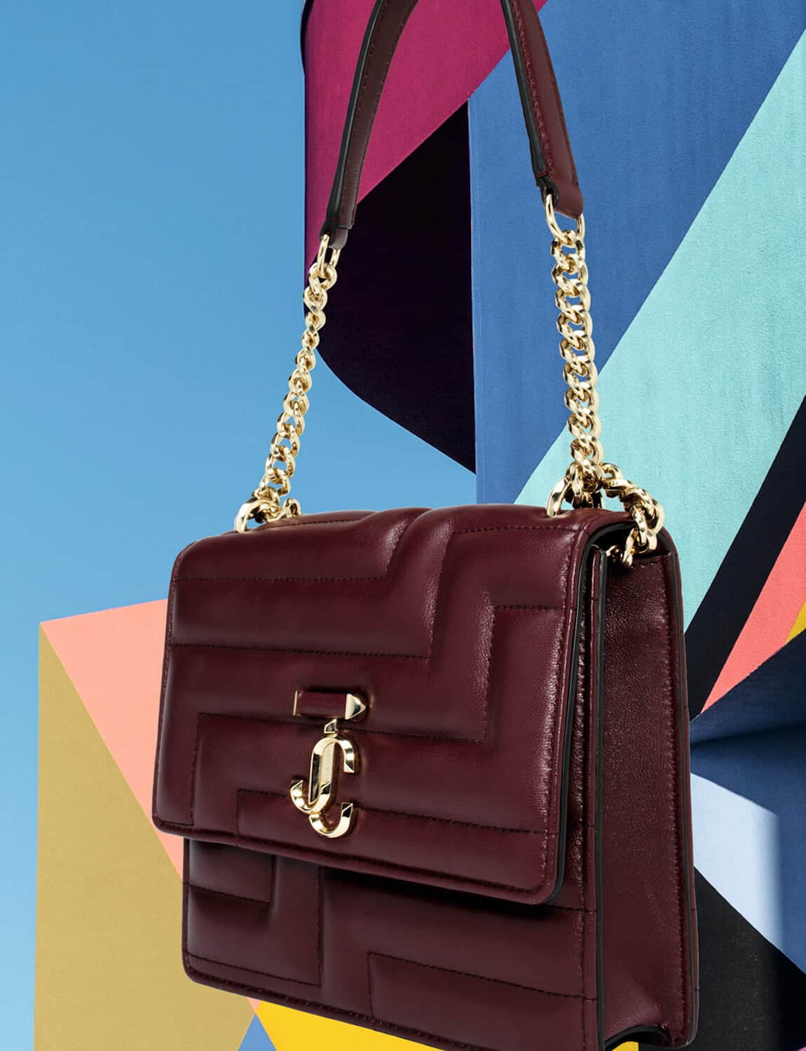 専用品JIMMY CHOO VARENNE RED JC 2WAYバッグ Hit The Town In Jimmy Choo's Varenne Avenue Collection - 10 Magazine